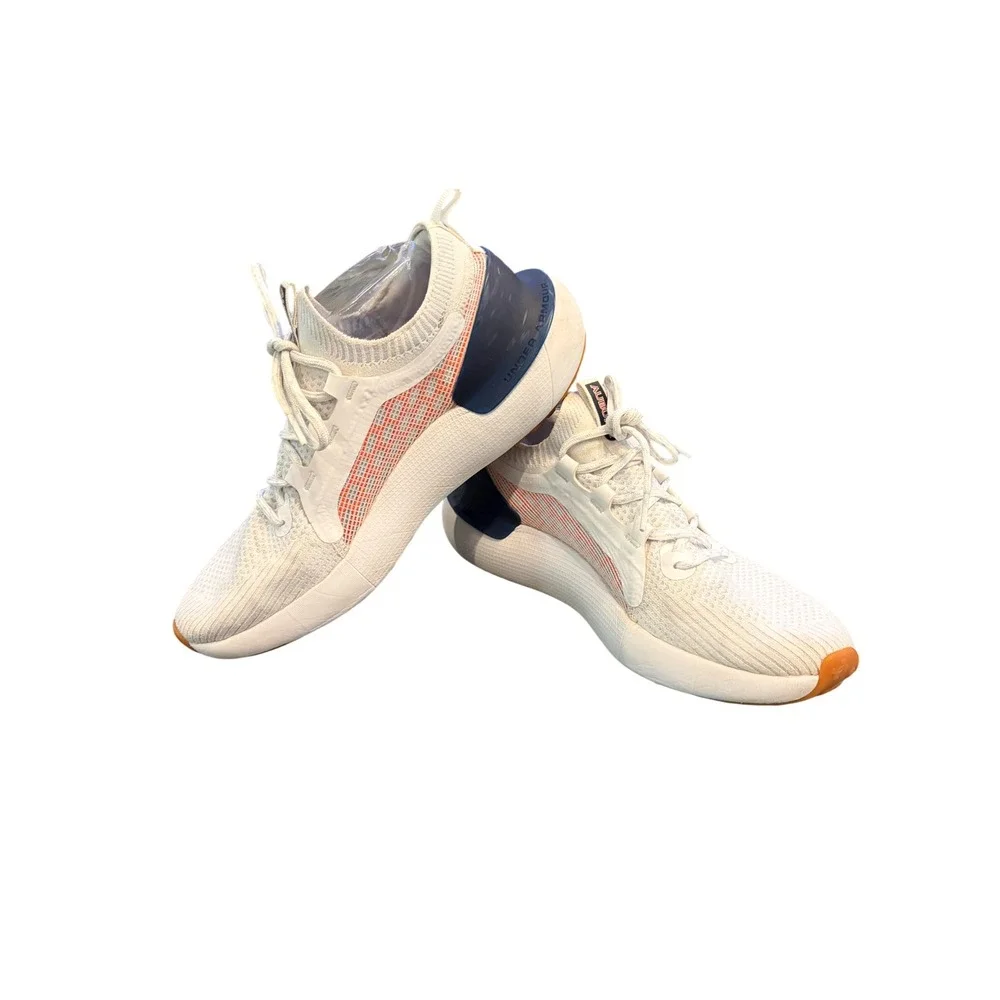 Under Armour Auburn University Phantom SE Men's Size 8 White Navy Training Shoes
